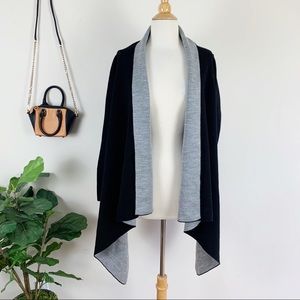 💋 Zara asymmetrical double faces cardigan